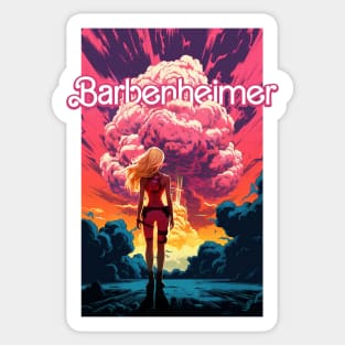 Barbenheimer - 2023 Barbenheimer vintage Sticker